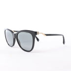 Fendi Zucca FF Logo Wayfarer Sunglasses in Black
