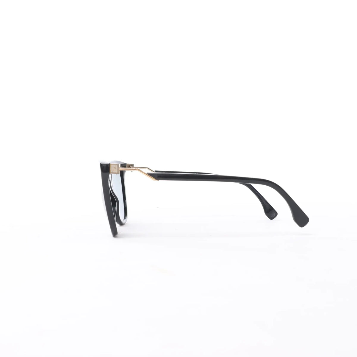 Fendi Zucca FF Logo Wayfarer Sunglasses in Black