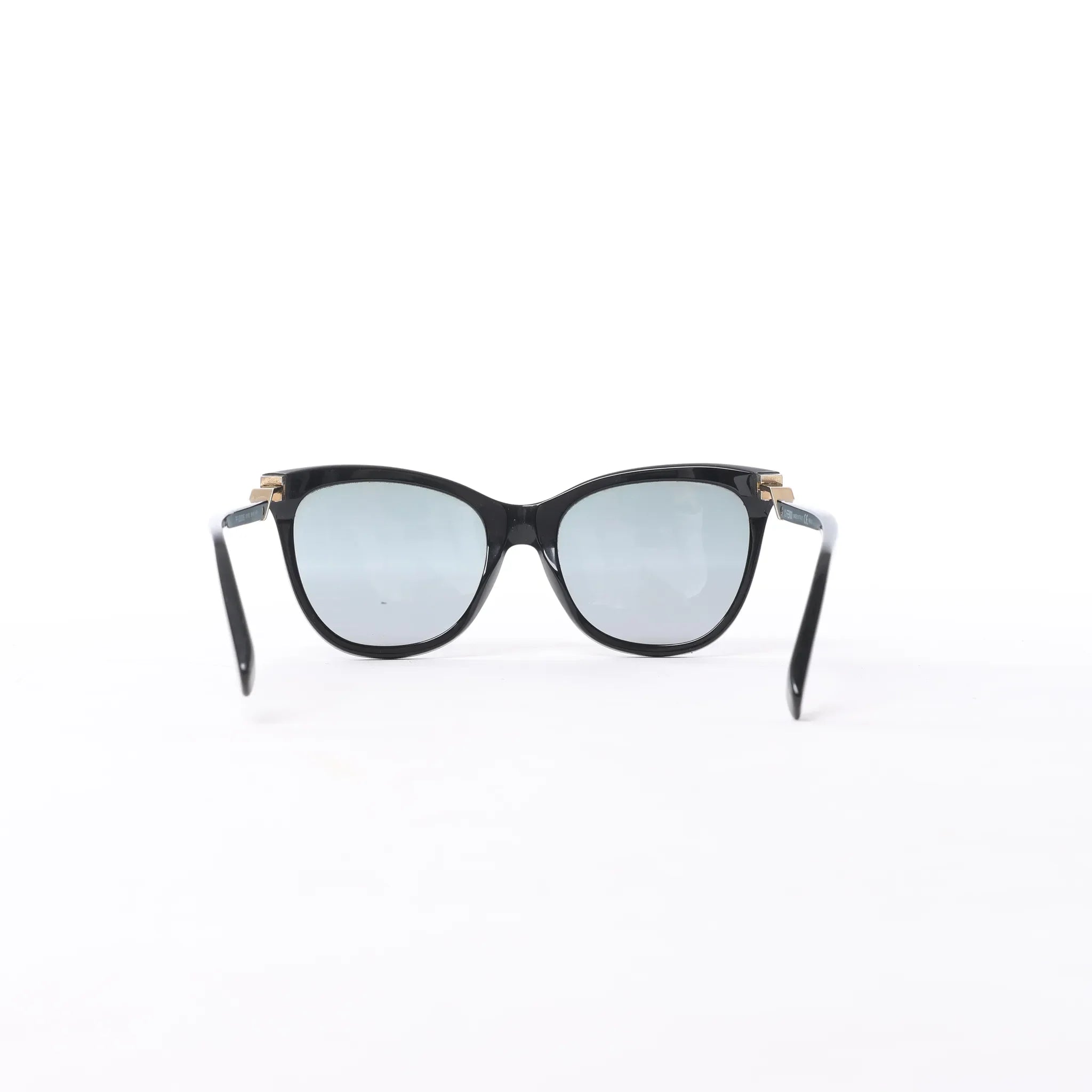 Fendi Zucca FF Logo Wayfarer Sunglasses in Black