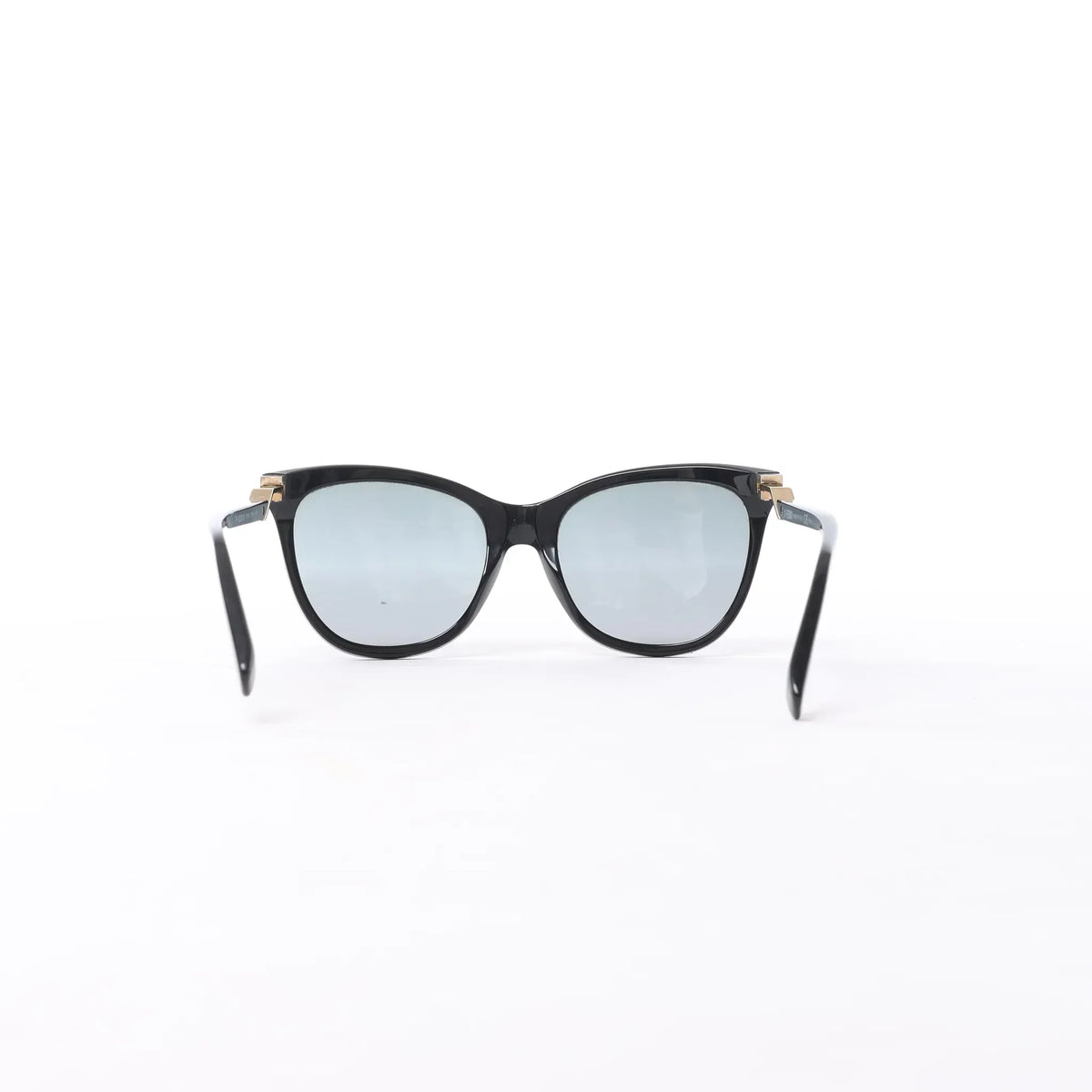 Fendi Zucca FF Logo Wayfarer Sunglasses in Black