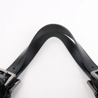 FENDI Zucchino Canvas x Leather Handbag in Brown 8BR091