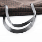 FENDI Zucchino Canvas x Leather Handbag in Brown 7VS018