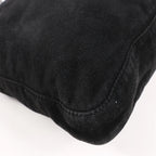 FENDI Suede x Leather Shoulder bag in Black
