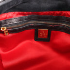 FENDI Suede x Leather Shoulder bag in Black