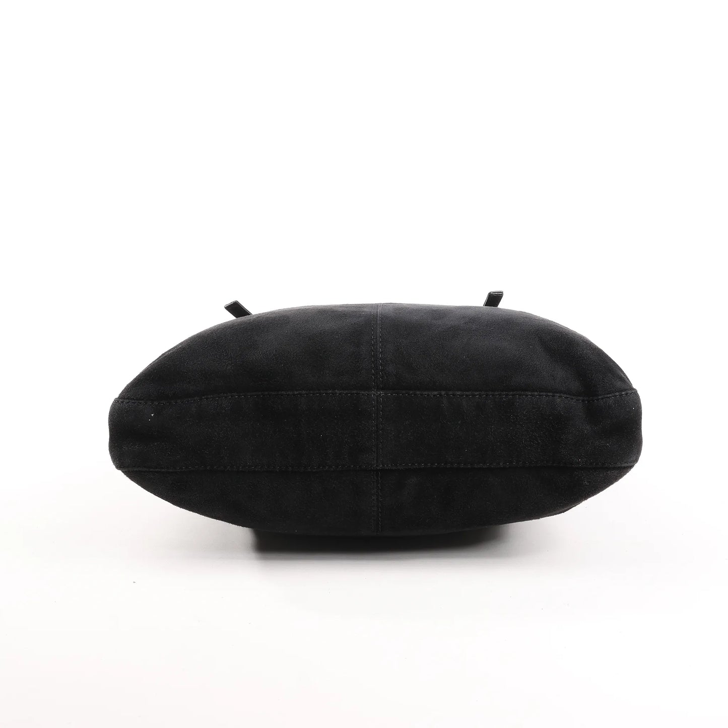 FENDI Suede x Leather Shoulder bag in Black