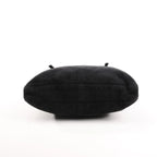 FENDI Suede x Leather Shoulder bag in Black