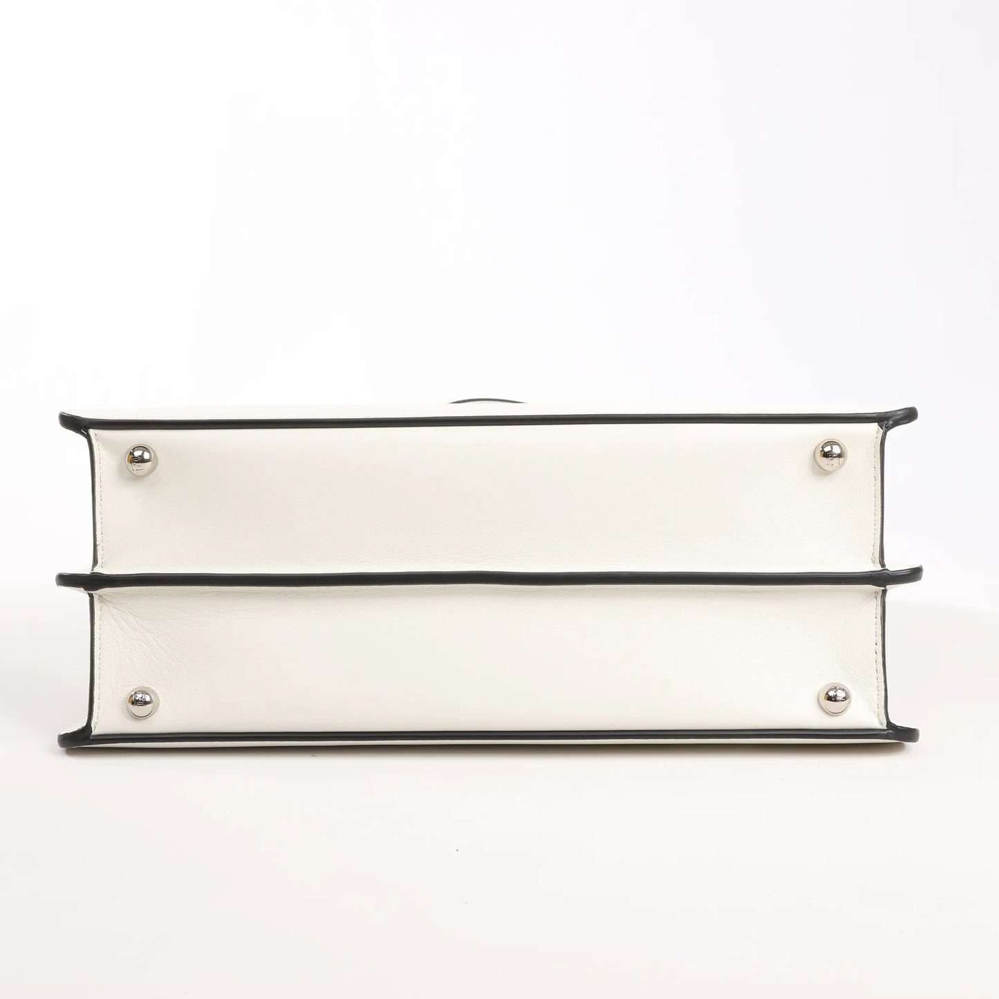 Fendi x Marc Jacobs Peekaboo ICU Co., Ltd. Medium Leather 2Way Handbag in White 8BN321