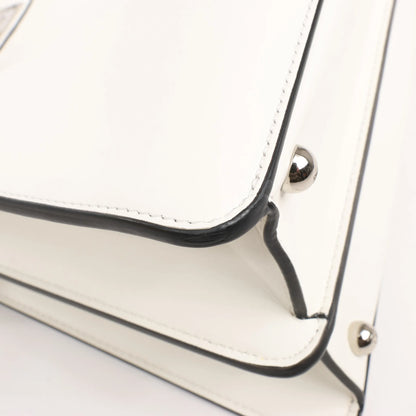 Fendi x Marc Jacobs Peekaboo ICU Co., Ltd. Medium Leather 2Way Handbag in White 8BN321