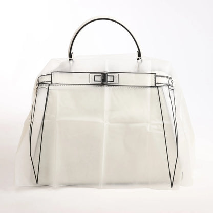 Fendi x Marc Jacobs Peekaboo ICU Co., Ltd. Medium Leather 2Way Handbag in White 8BN321