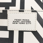 Fendi x Marc Jacobs Peekaboo ICU Co., Ltd. Medium Leather 2Way Handbag in White 8BN321