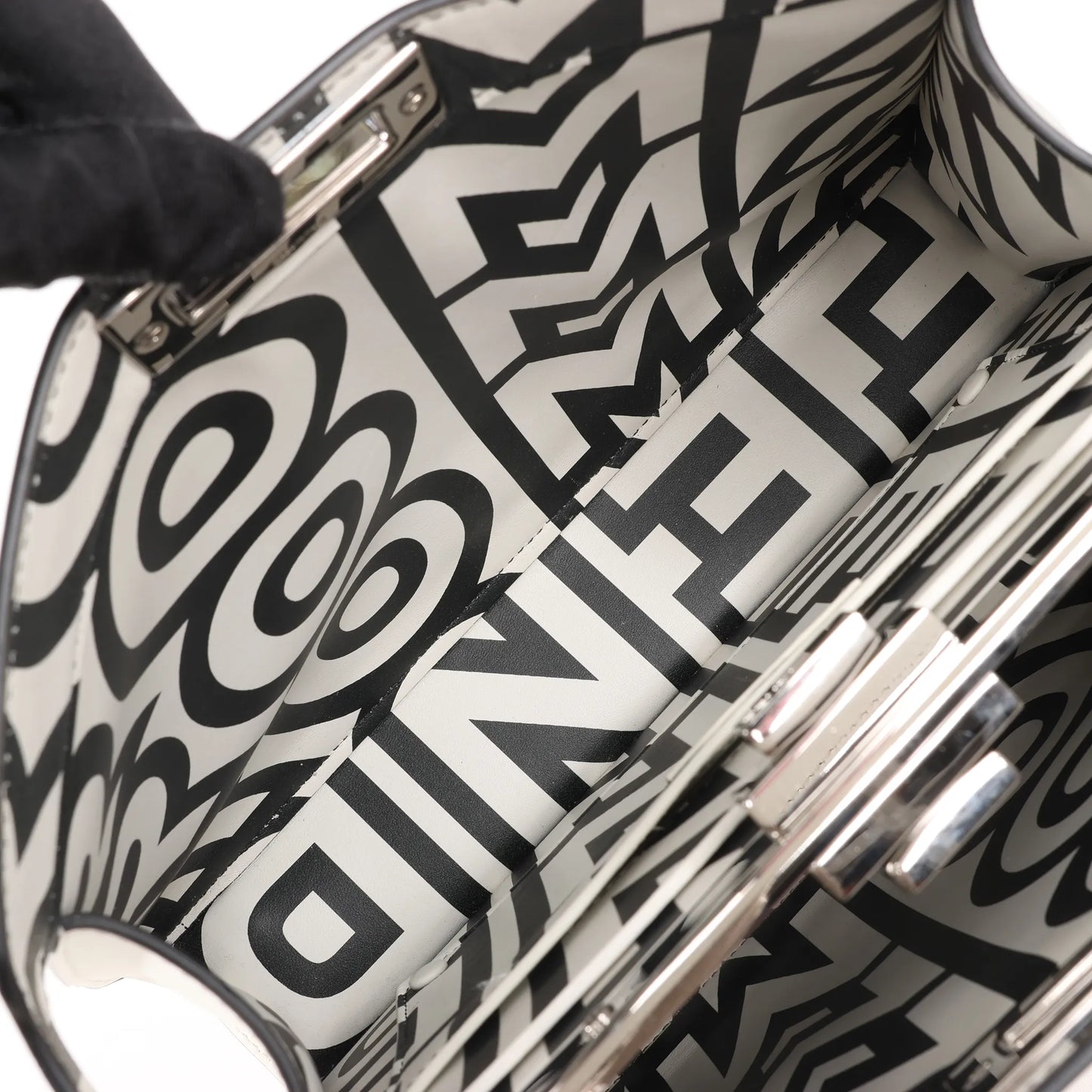 Fendi x Marc Jacobs Peekaboo ICU Co., Ltd. Medium Leather 2Way Handbag in White 8BN321