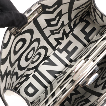 Fendi x Marc Jacobs Peekaboo ICU Co., Ltd. Medium Leather 2Way Handbag in White 8BN321