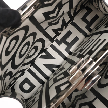 Fendi x Marc Jacobs Peekaboo ICU Co., Ltd. Medium Leather 2Way Handbag in White 8BN321