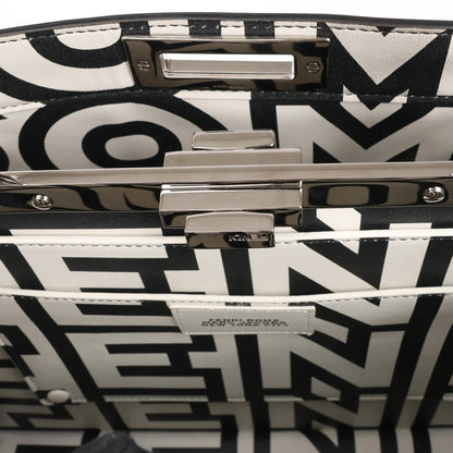 Fendi x Marc Jacobs Peekaboo ICU Co., Ltd. Medium Leather 2Way Handbag in White 8BN321