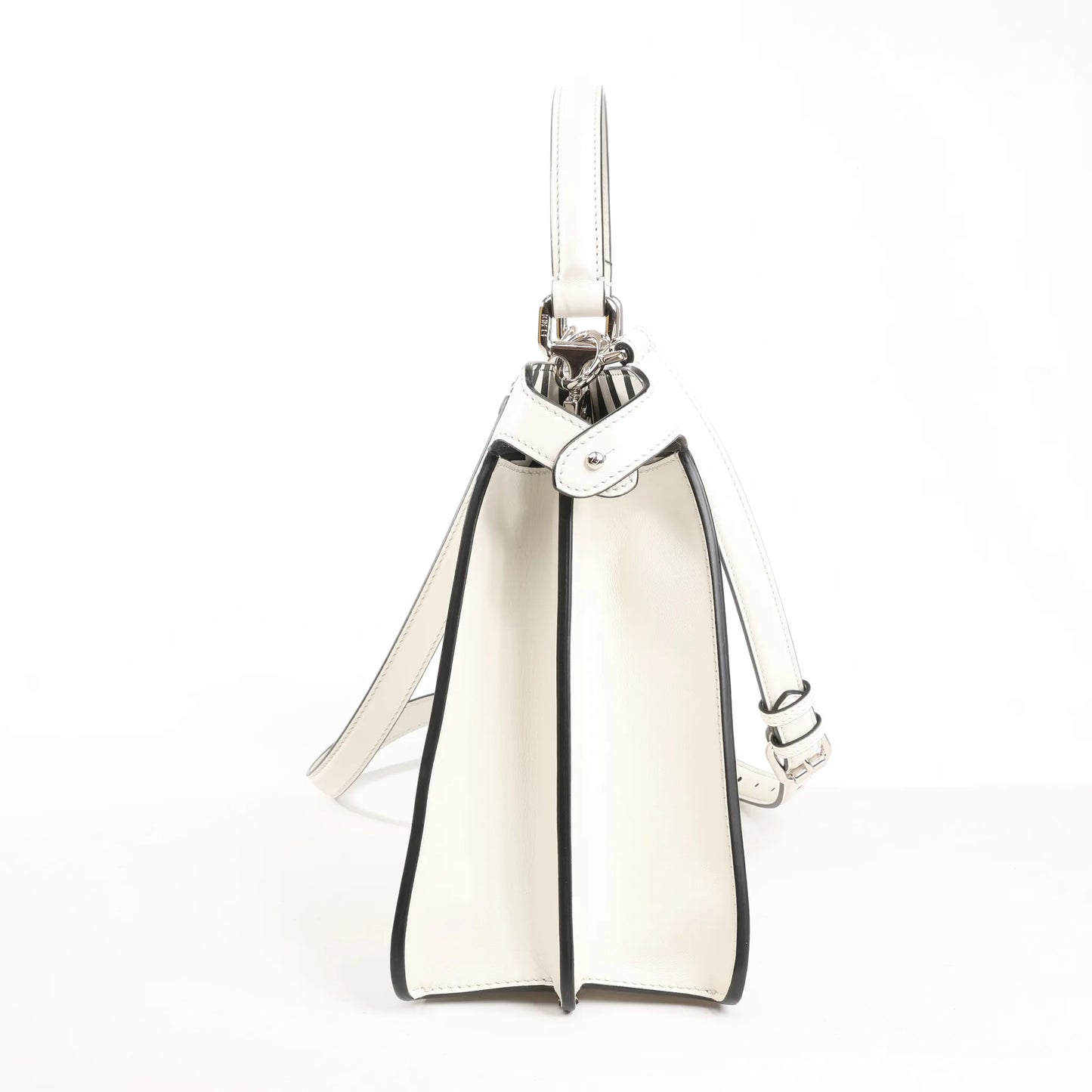 Fendi x Marc Jacobs Peekaboo ICU Co., Ltd. Medium Leather 2Way Handbag in White 8BN321