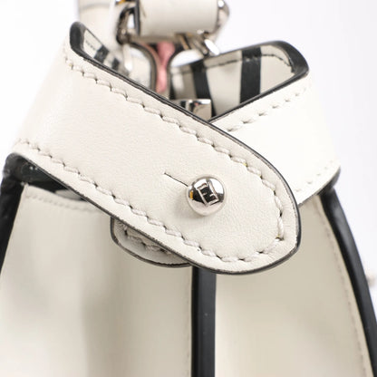 Fendi x Marc Jacobs Peekaboo ICU Co., Ltd. Medium Leather 2Way Handbag in White 8BN321