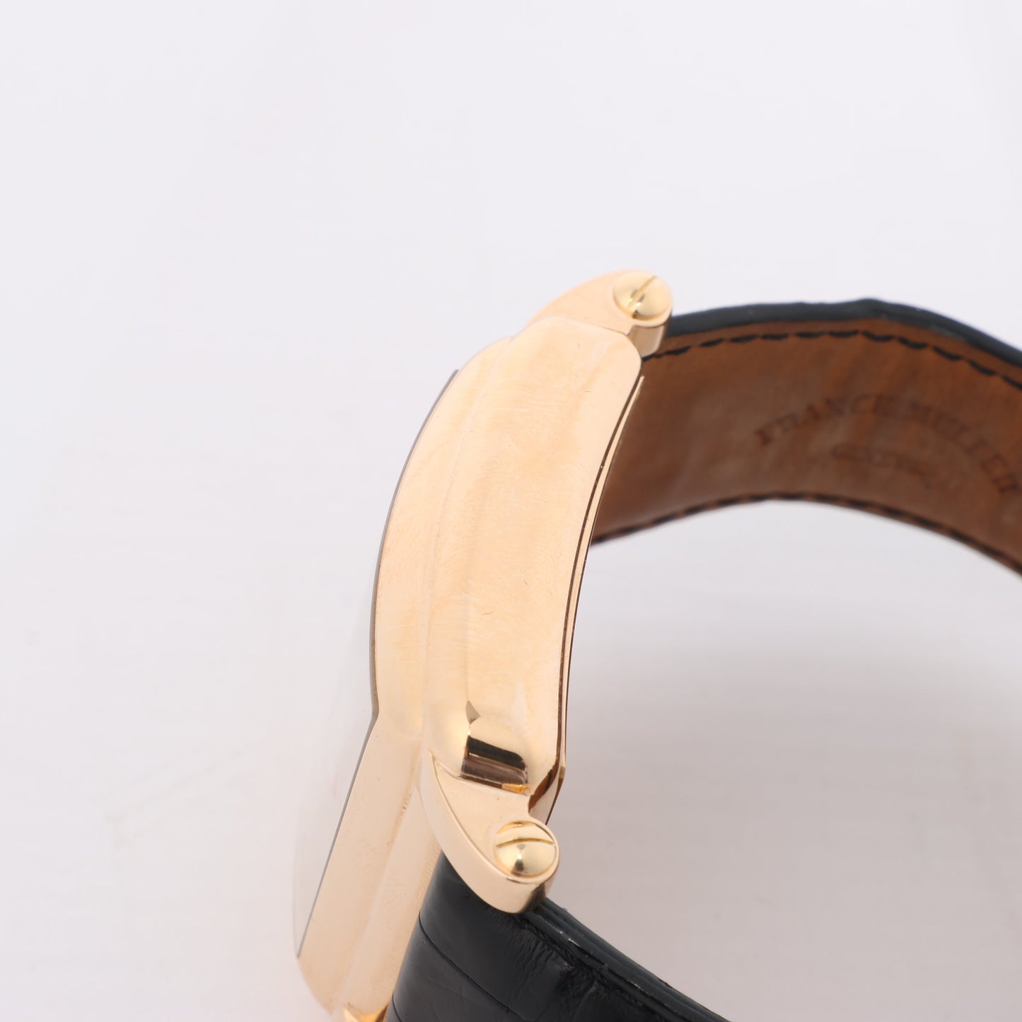 Franck Muller Conquistador Cortez 10000 H CC Leather x RS AT Silver-Face Watch