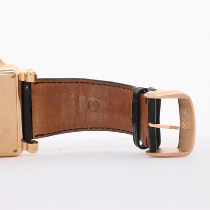 Montre Franck Muller Conquistador Cortez 10000 H CC Cuir x RS AT Cadran Argenté