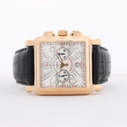 Franck Muller Conquistador Cortez 10000 H CC Leather x RS AT Silver-Face Watch
