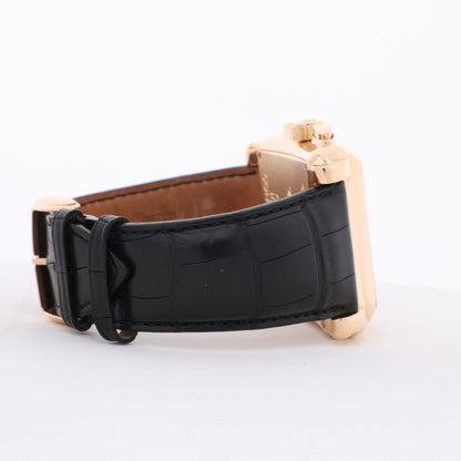 Franck Muller Conquistador Cortez 10000 H CC Leder x RS AT Uhr mit silbernem Zifferblatt