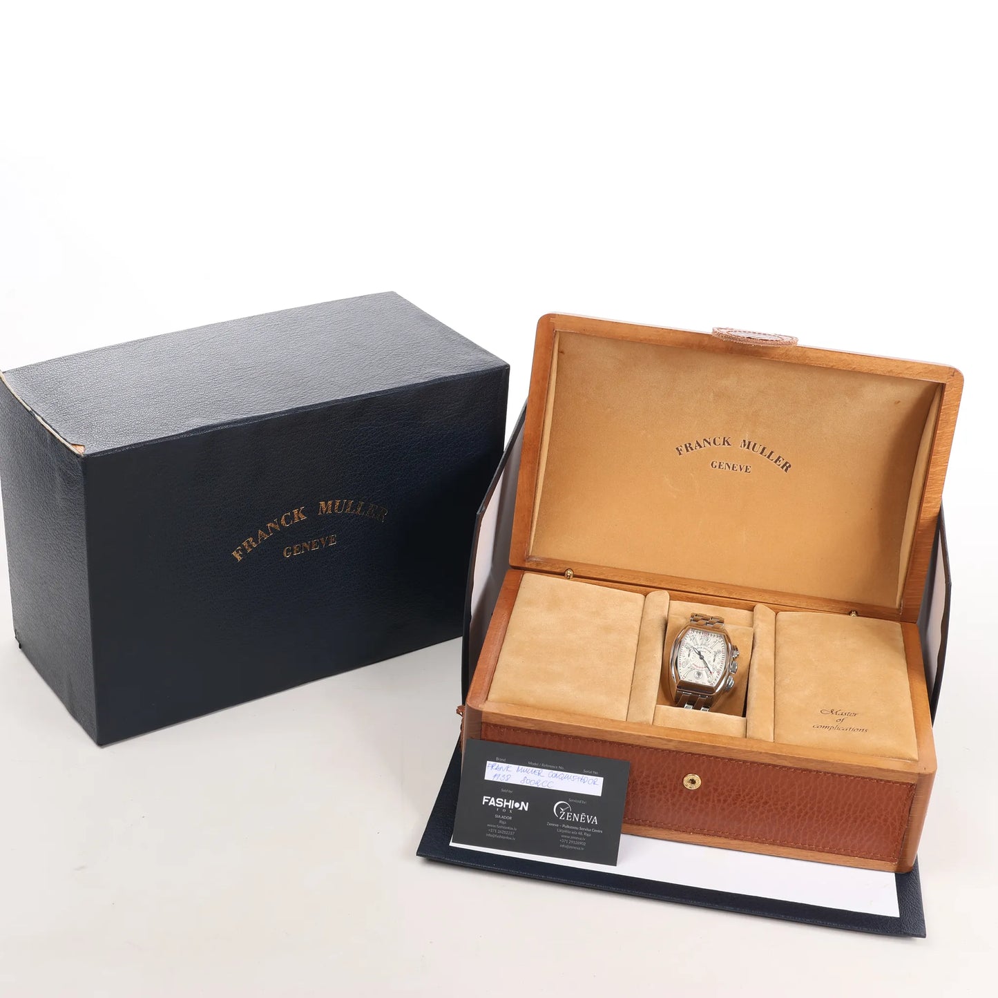 Montre Franck Muller Conquistador 8002CC 1138 SS AT avec cadran beige