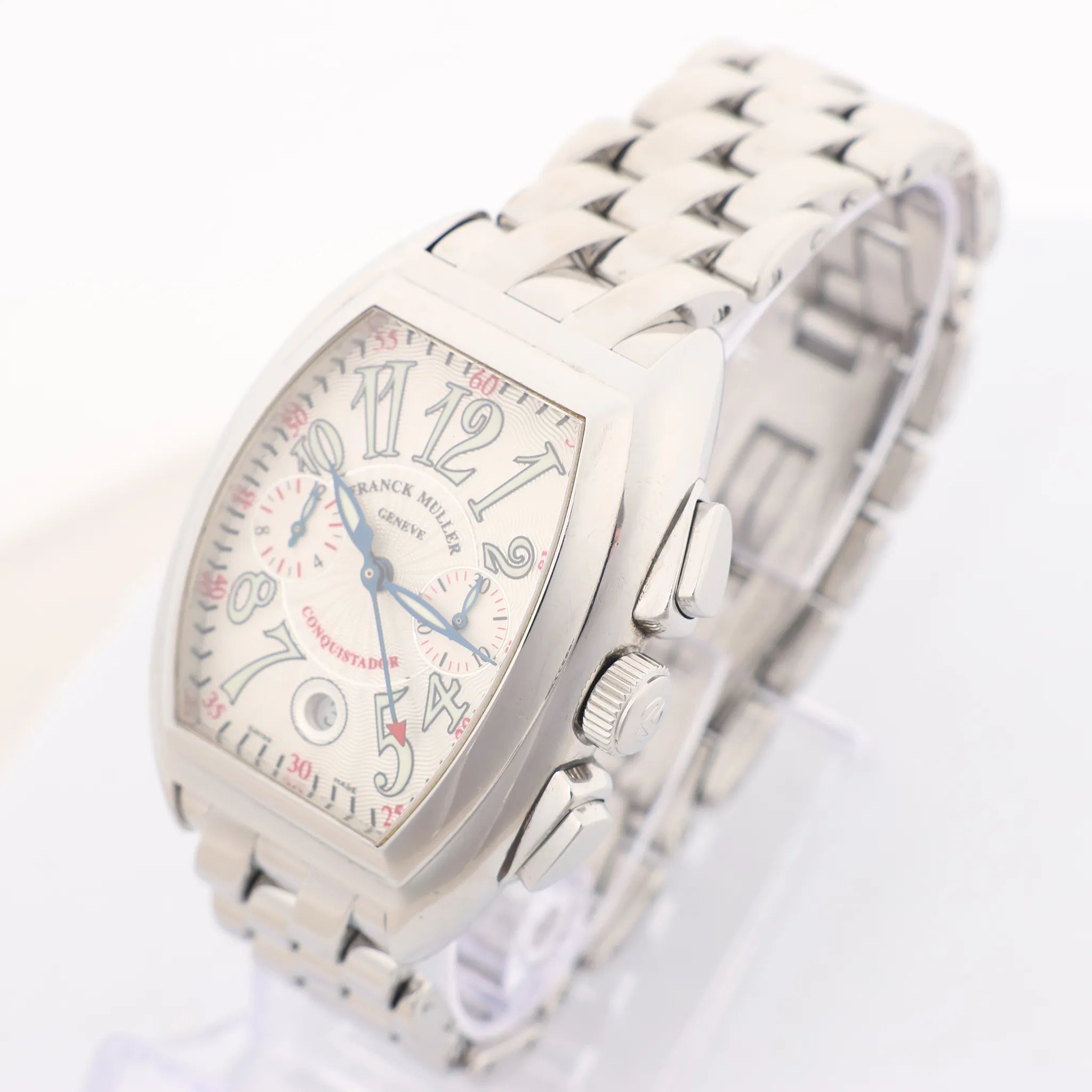 Franck Muller Conquistador 8002CC 1138 SS AT Watch with Beige Dial