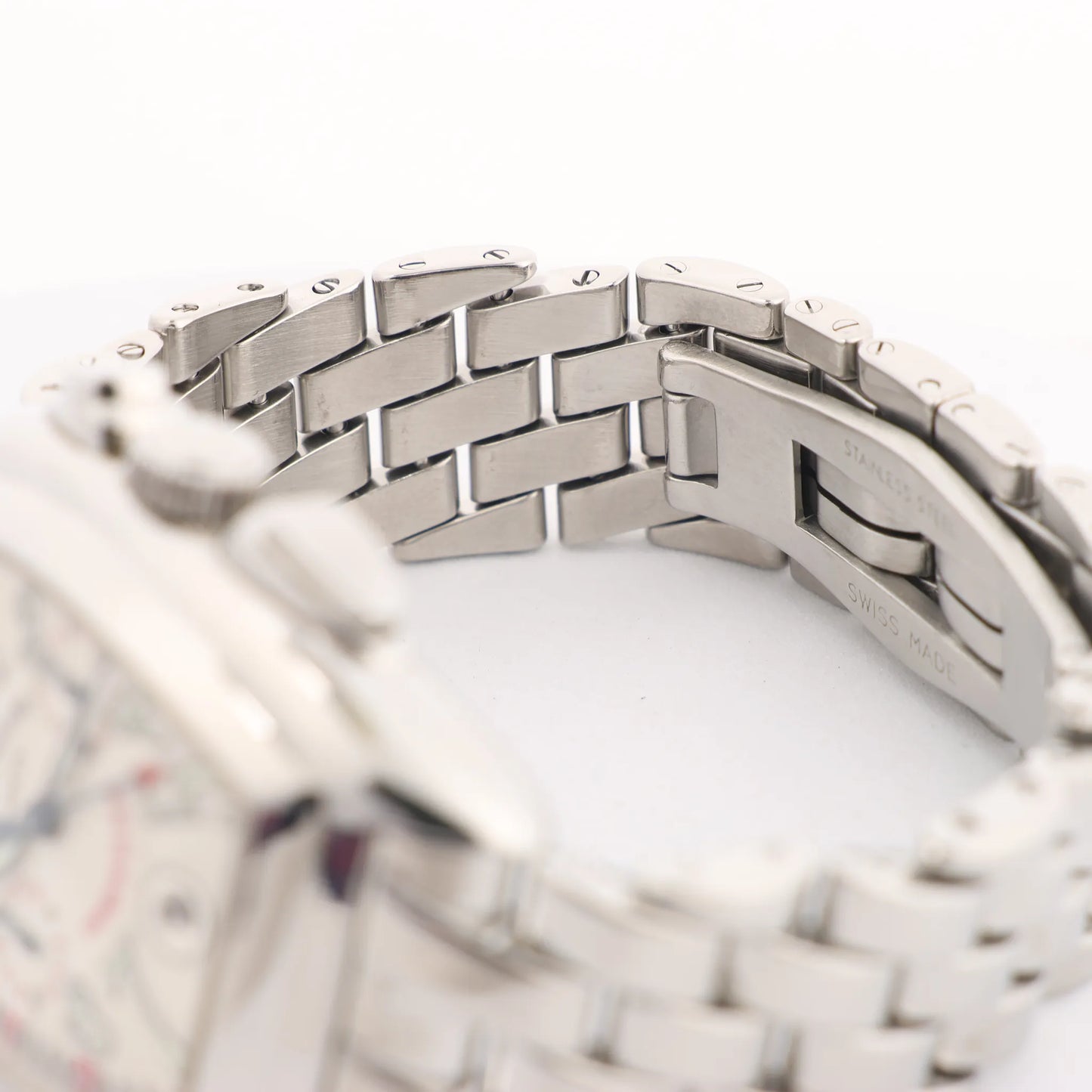 Montre Franck Muller Conquistador 8002CC 1138 SS AT avec cadran beige