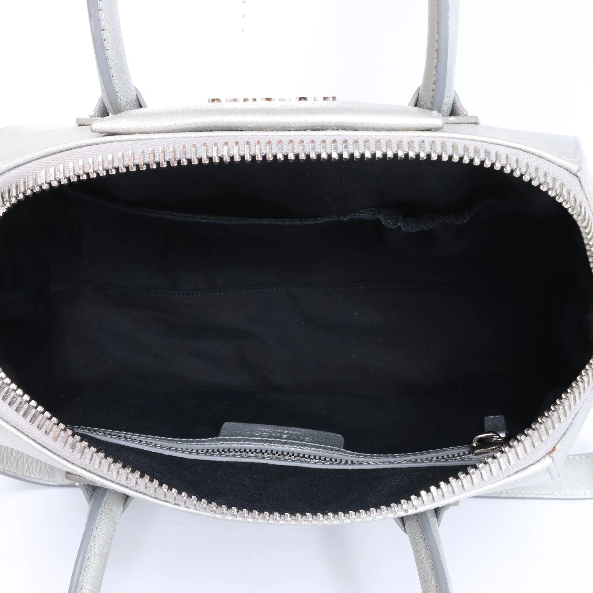 Givenchy Antigona Leather 2Way Handbag in Silver