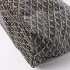 Goyard Saint Louis GM PVC & Leather Shoulder Bag in Brown
