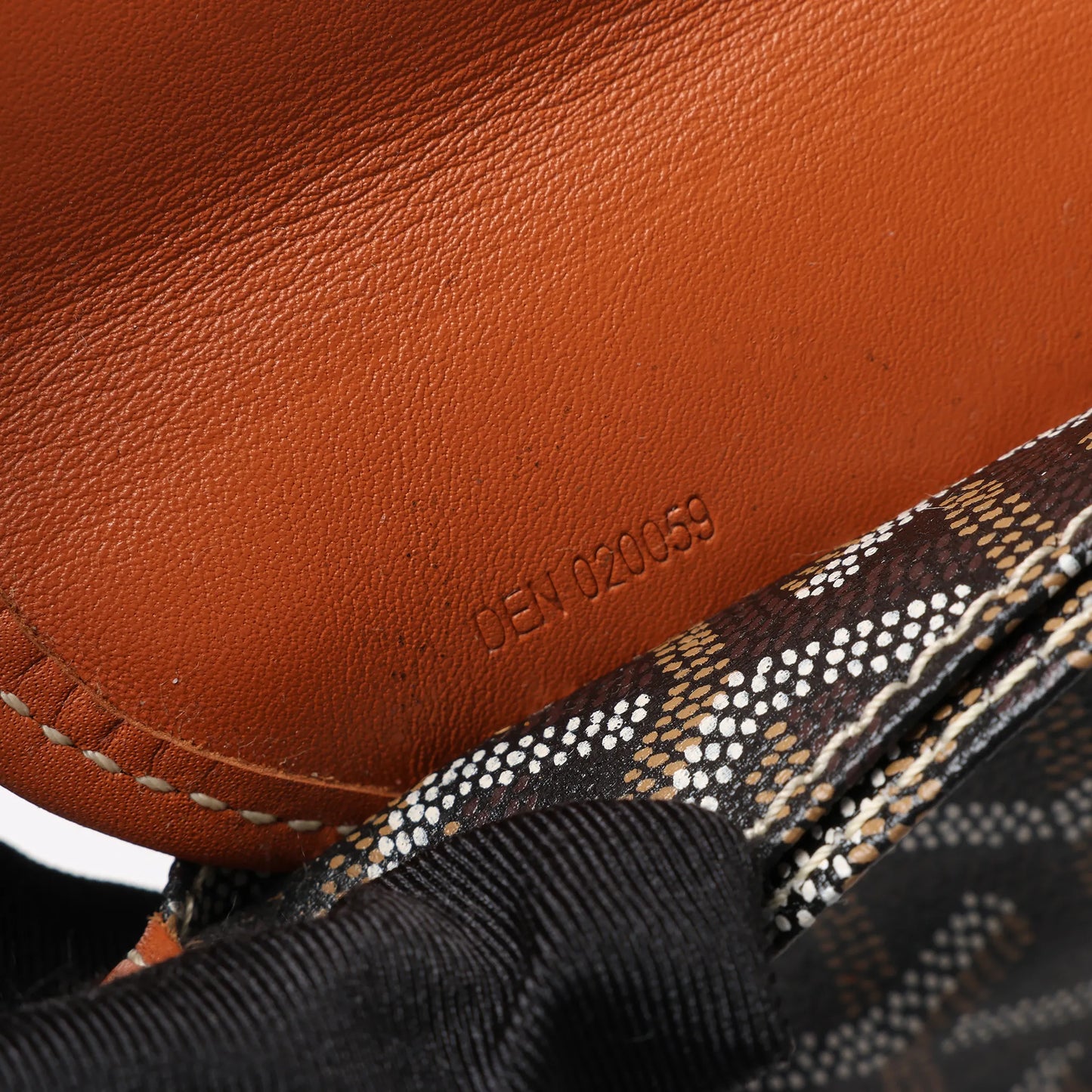 Goyard Saint Louis GM PVC & Leather Shoulder Bag in Brown