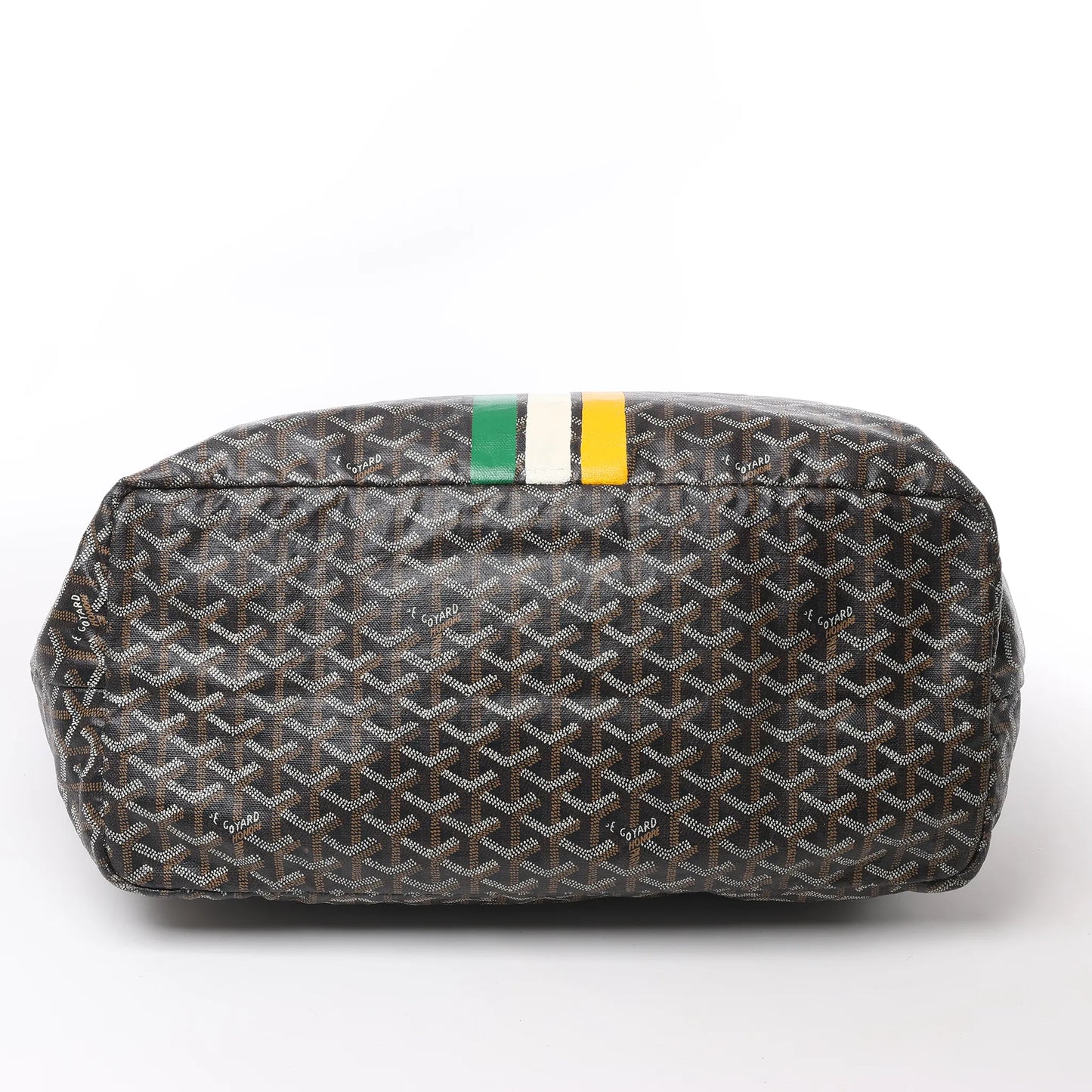 Sac bandoulière Goyard Saint Louis GM en PVC et cuir marron