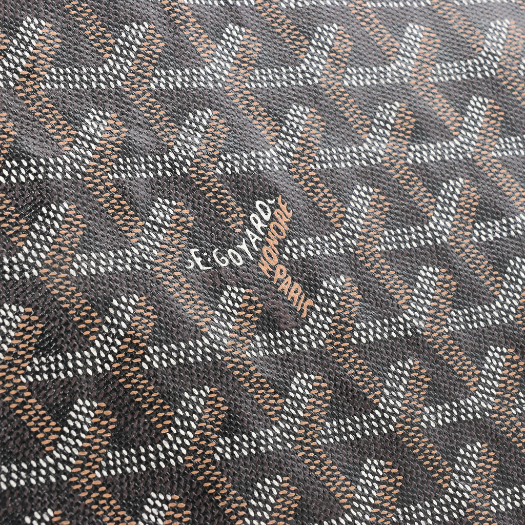 Goyard Saint Louis GM PVC & Leather Shoulder Bag in Brown