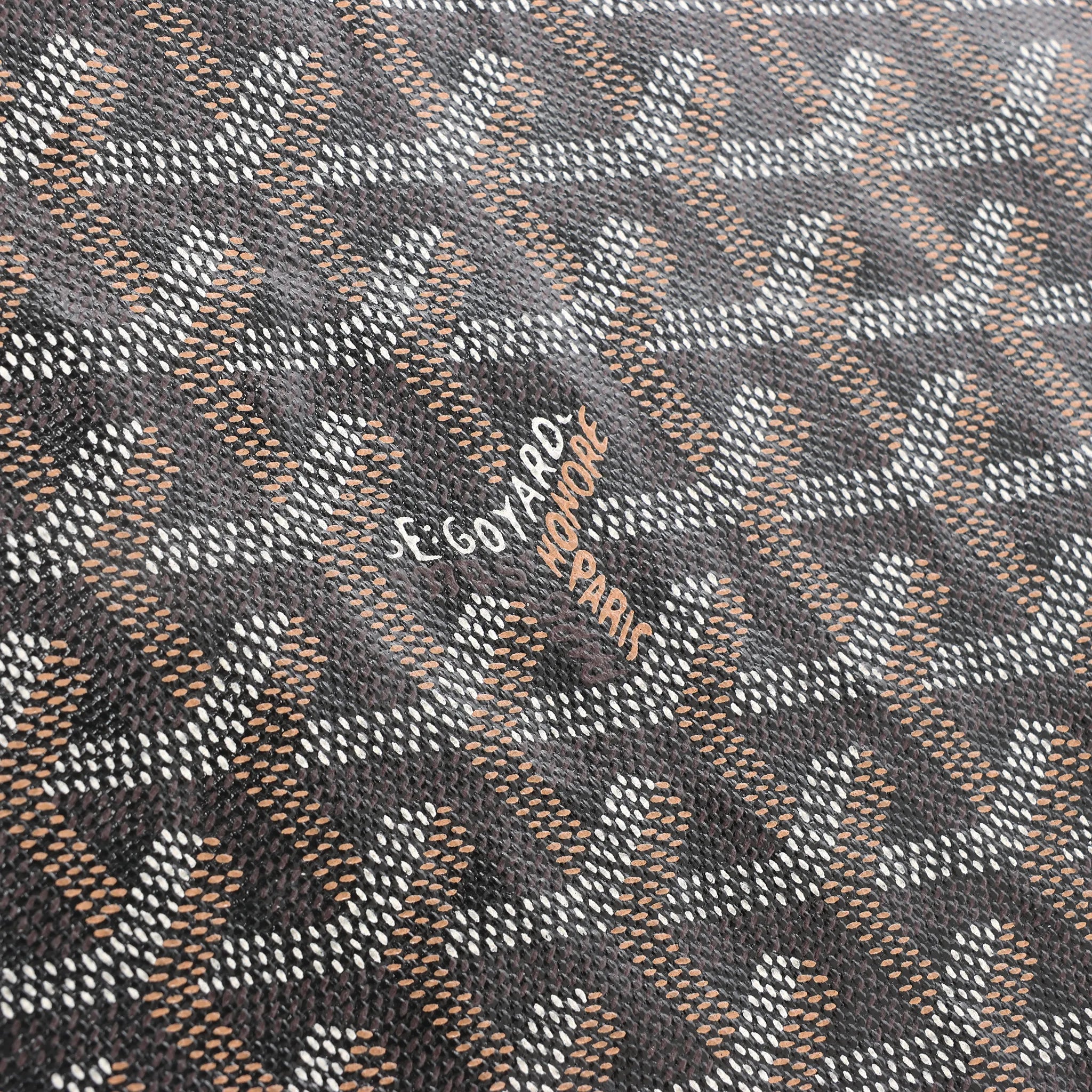 Goyard Saint Louis GM PVC & Leather Shoulder Bag in Brown