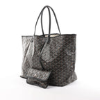 Goyard Saint Louis GM PVC & Leather Shoulder Bag in Brown