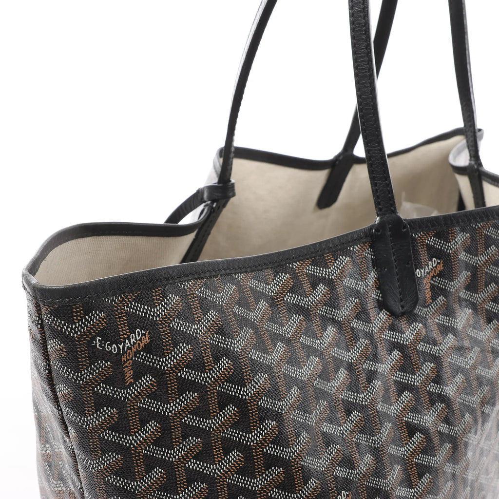 Goyard Saint Louis GM PVC & Leather Shoulder Bag in Brown