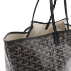 Goyard Saint Louis GM PVC & Leather Shoulder Bag in Brown