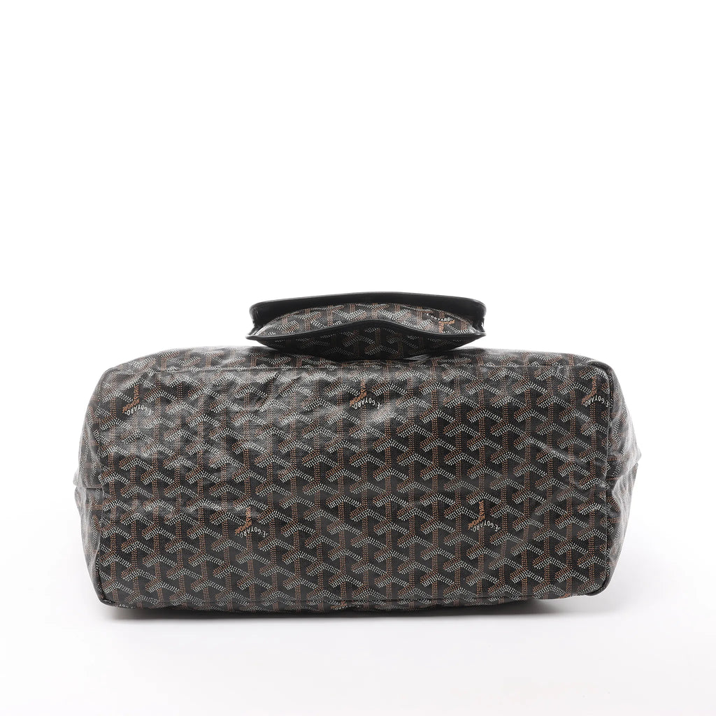 Goyard Saint Louis GM PVC & Leather Shoulder Bag in Brown