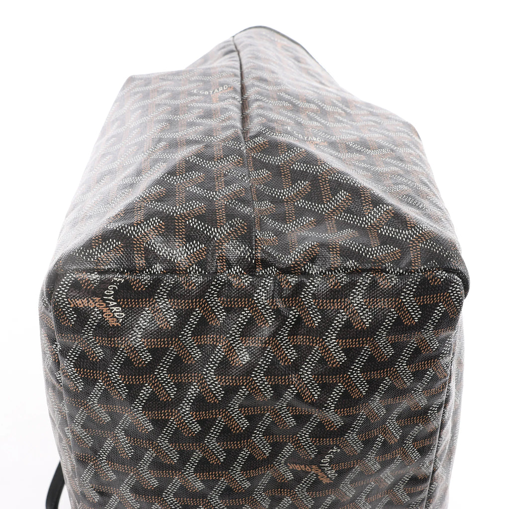 Goyard Saint Louis GM PVC & Leather Shoulder Bag in Brown