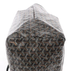 Goyard Saint Louis GM PVC & Leather Shoulder Bag in Brown