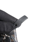 Goyard Saint Louis PM PVC & Leather Shoulder Bag in Black