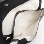 Goyard Saint Louis PM PVC & Leather Shoulder Bag in Black
