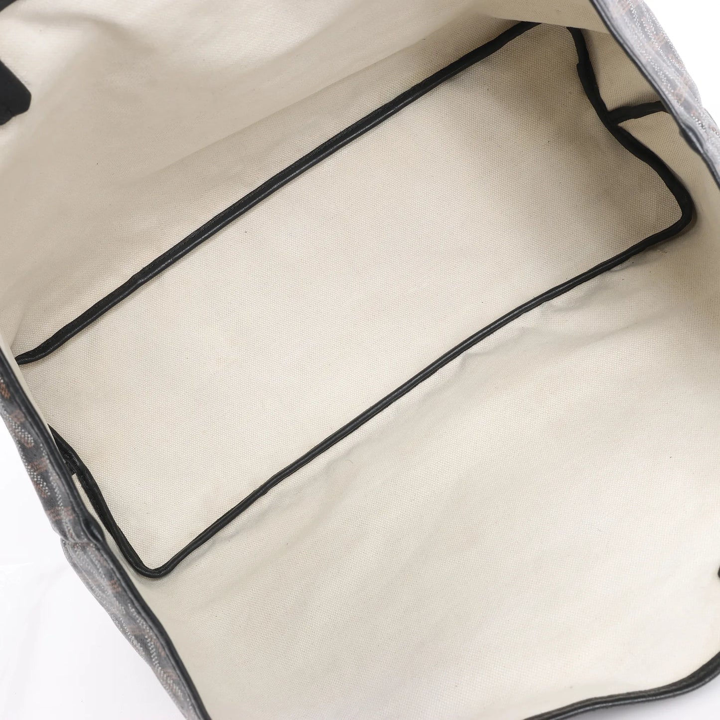 Goyard Saint Louis PM PVC & Leather Shoulder Bag in Black