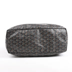 Goyard Saint Louis PM PVC & Leather Shoulder Bag in Black
