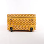 Goyard Trolle PM PVC & Leather Travel Bag in Yellow