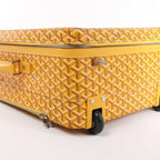 Goyard Trolle PM PVC & Leather Travel Bag in Yellow