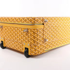 Goyard Trolle PM PVC & Leather Travel Bag in Yellow