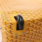 Goyard Trolle PM PVC & Leather Travel Bag in Yellow