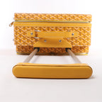 Goyard Trolle PM PVC & Leather Travel Bag in Yellow