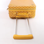 Goyard Trolle PM PVC & Leather Travel Bag in Yellow