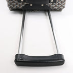 Goyard Trolle PM PVC x Leather Travel Bag in Brown